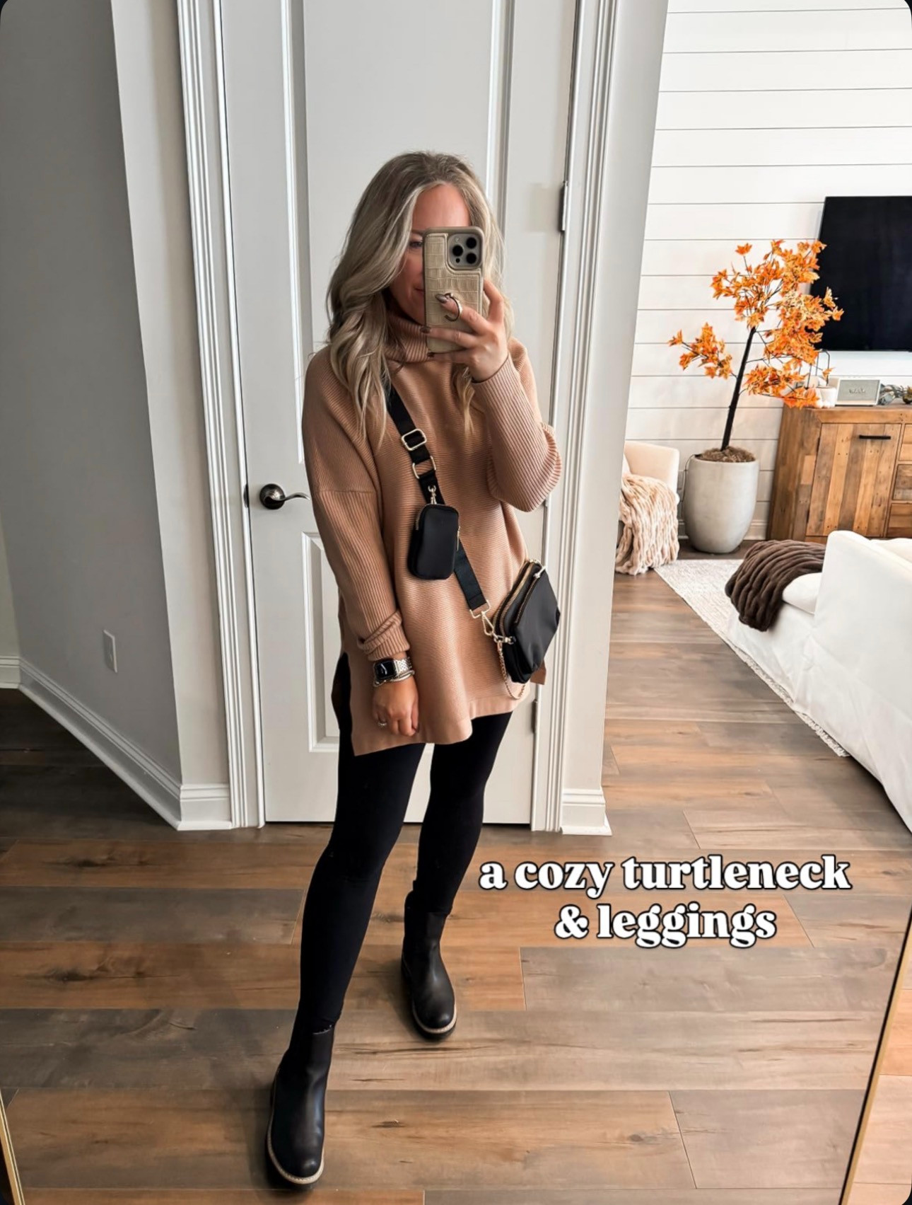 Casual winter outfit all from Amazon ✨ 

Cozy turtleneck sweater and high waisted leggings, winter fashion, go-to style, oversized sweater, chelsea boots, winter look, Amazon fashion.
 

 #LTKootd #LTKSeasonal #LTKFindsUnder50