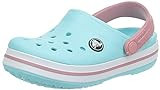Crocs Kids' Crocband Clog , Ice Blue/White, 13 Little Kid | Amazon (US)