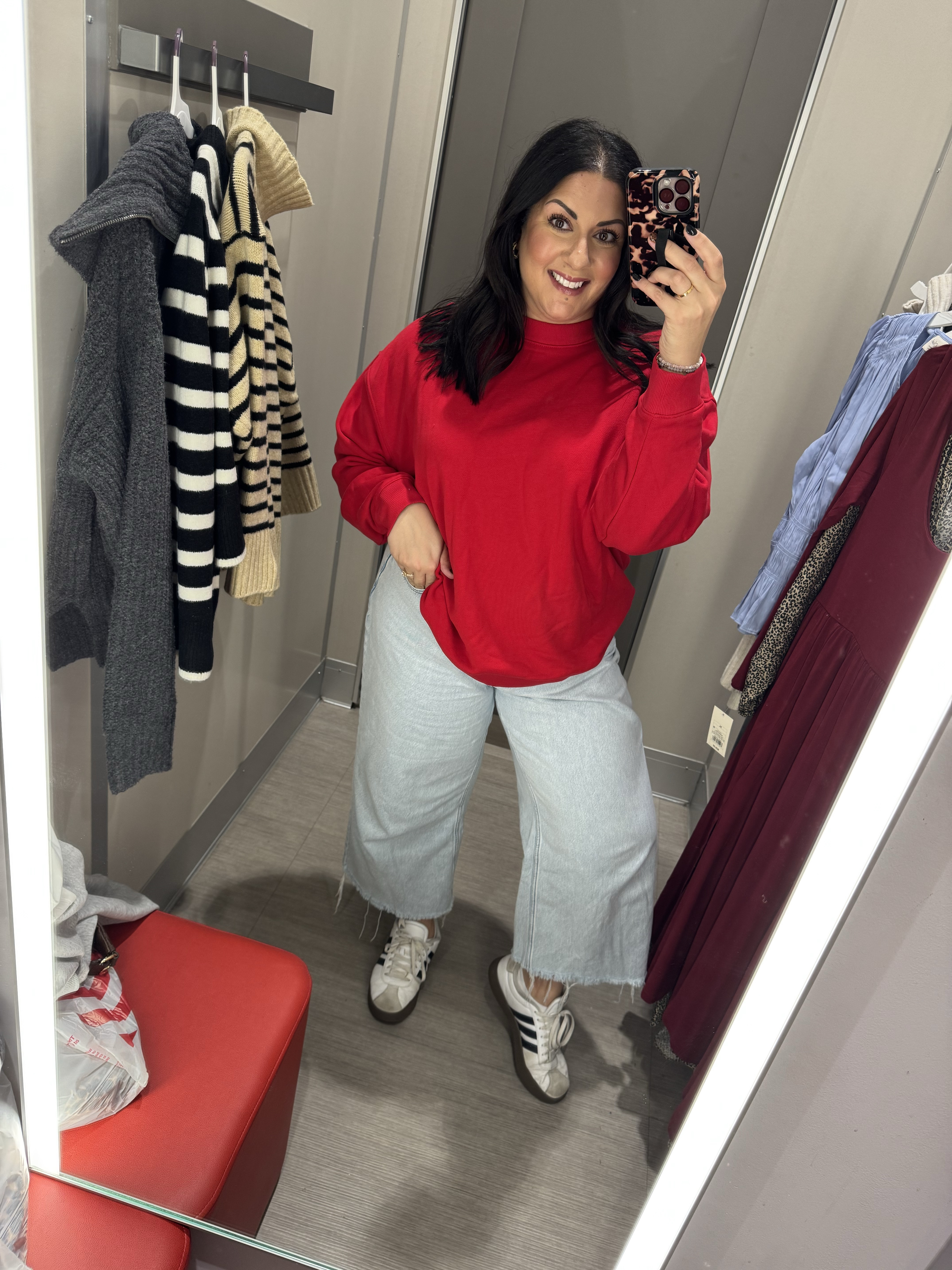 Size XL sweatshirt/size 32 (14) jeans 

Fall outfit, casual outfit, affordable fashion 

#LTKStyleTip #LTKMidsize #LTKFindsUnder50