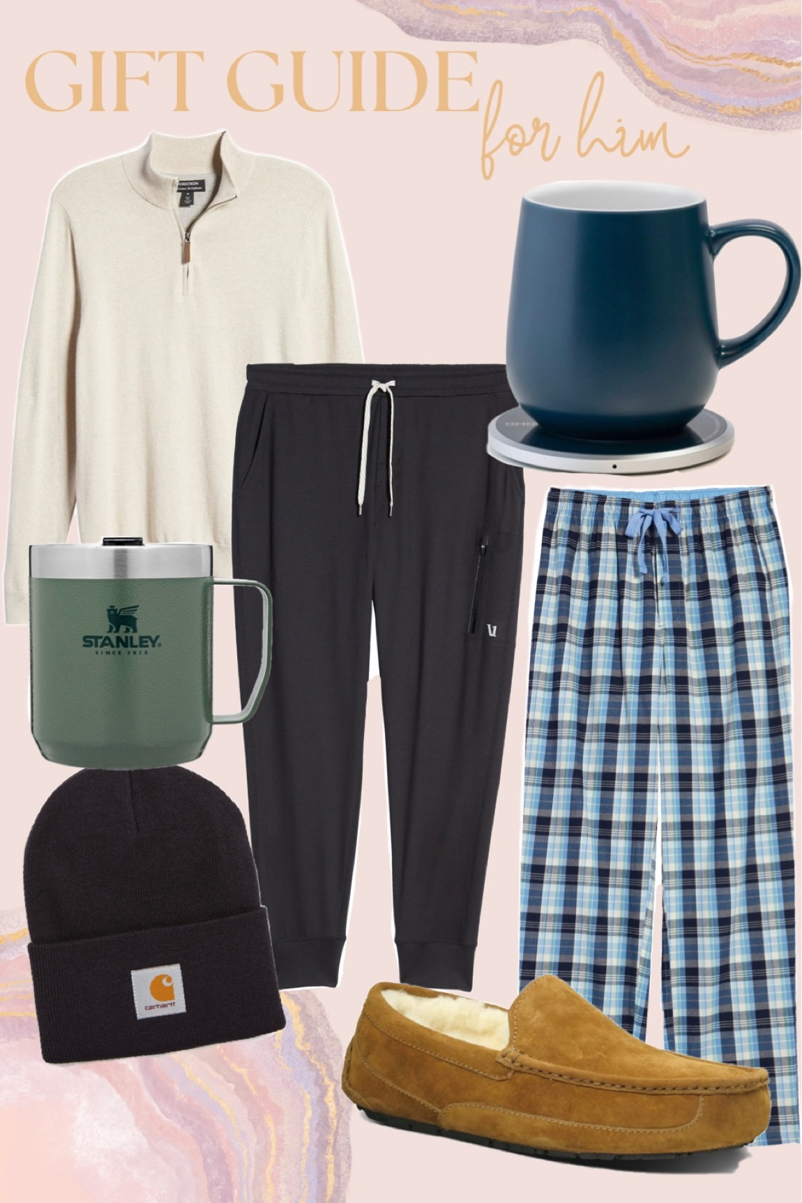 gift guide for him. mens wear. mens gifts. stanley mug. mug warmer. carhart hat

#LTKunder100 #LTKmens #LTKhome