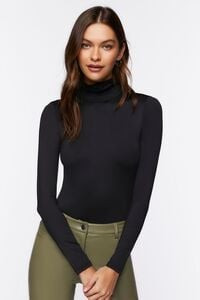 Long-Sleeve Turtleneck Bodysuit | Forever 21 (US)