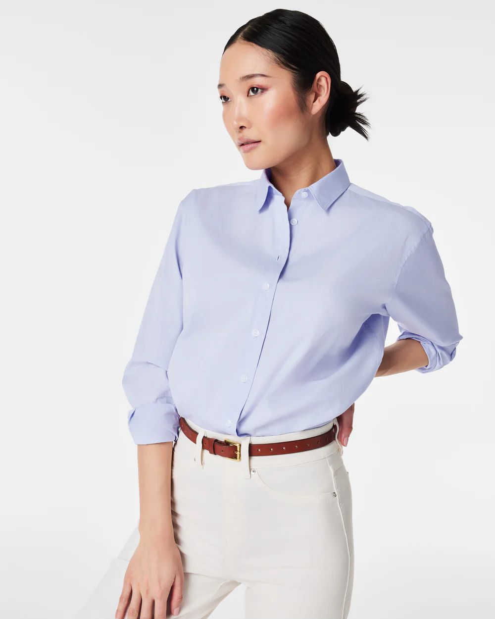 The Best Poplin Oversized Button-Down | Spanx