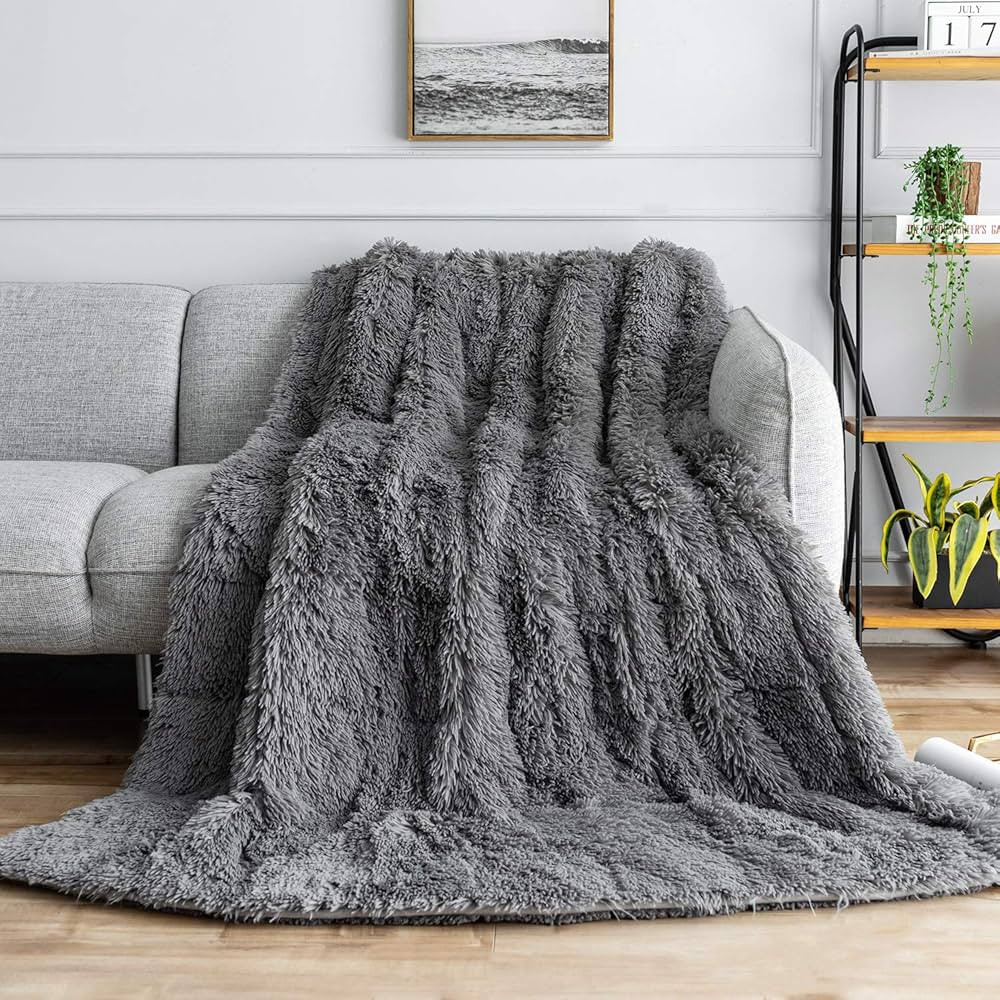 Uttermara Weighted Blanket Queen Size 15 Pounds for Adults, Sherpa Faux Fur Heavy Blanket for Cou... | Amazon (US)