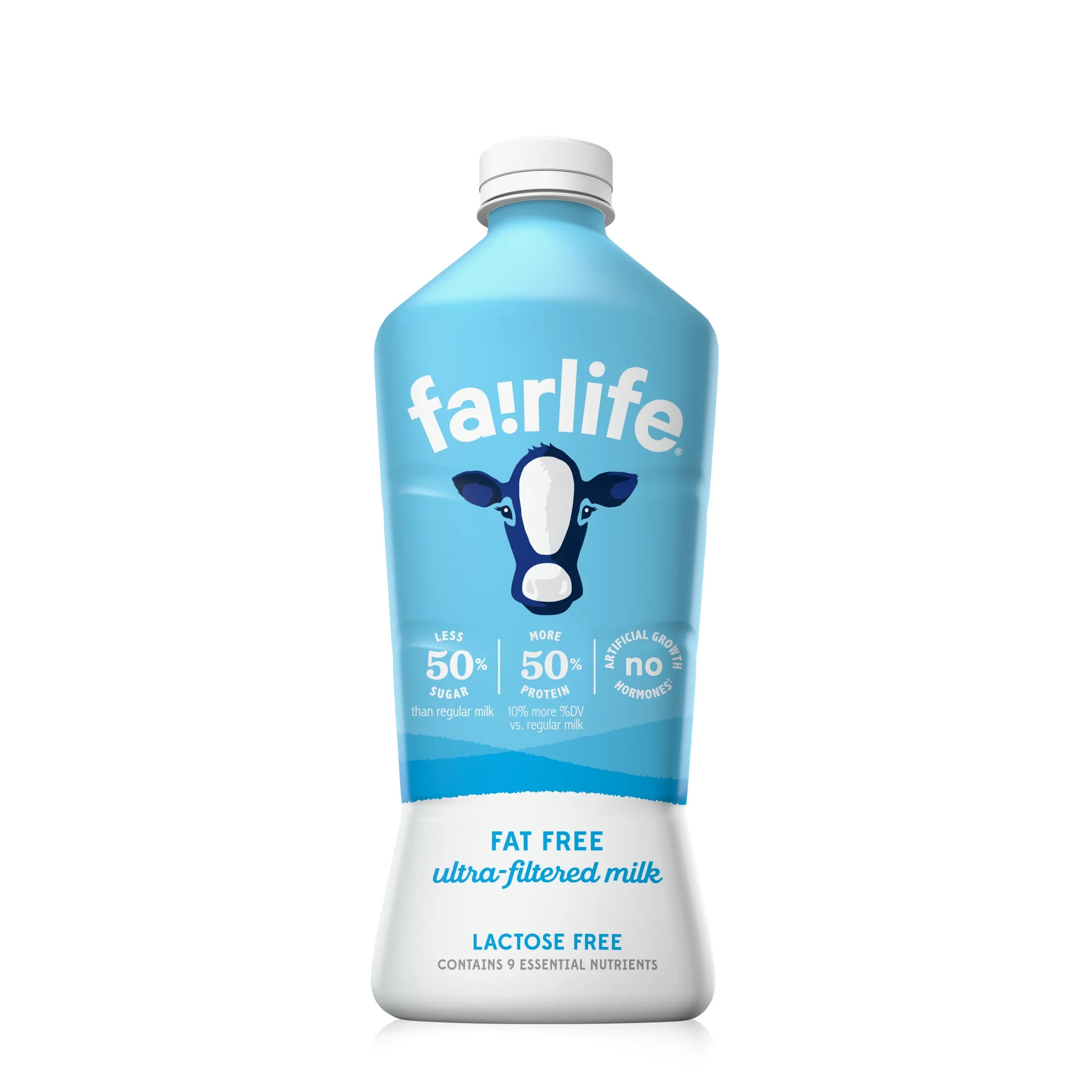 fairlife Lactose Free Fat Free Ultra Filtered Milk, 52 fl oz | Walmart (US)