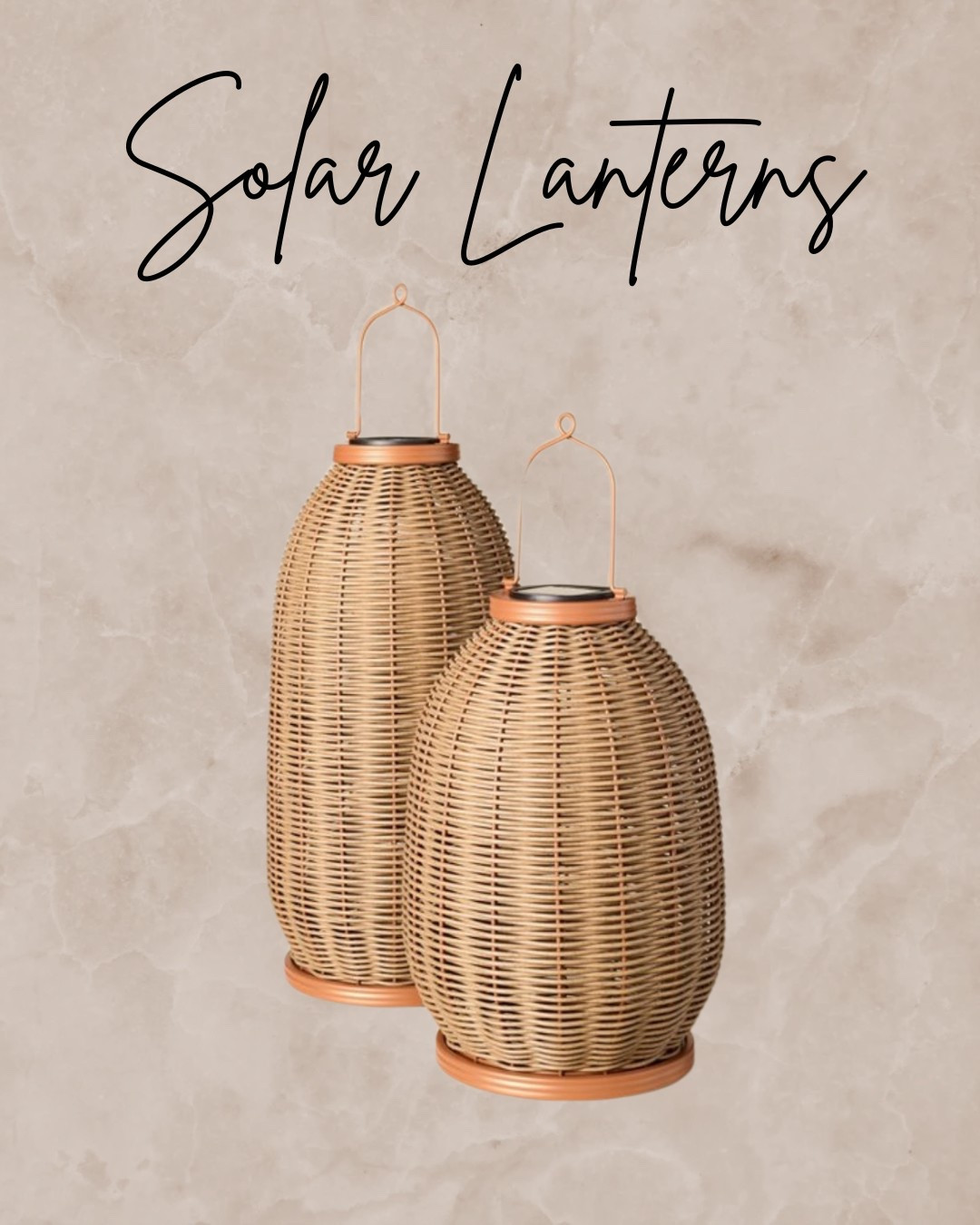 Solar lanterns for your front porch, deck or patio! 

#LTKHome #LTKSeasonal