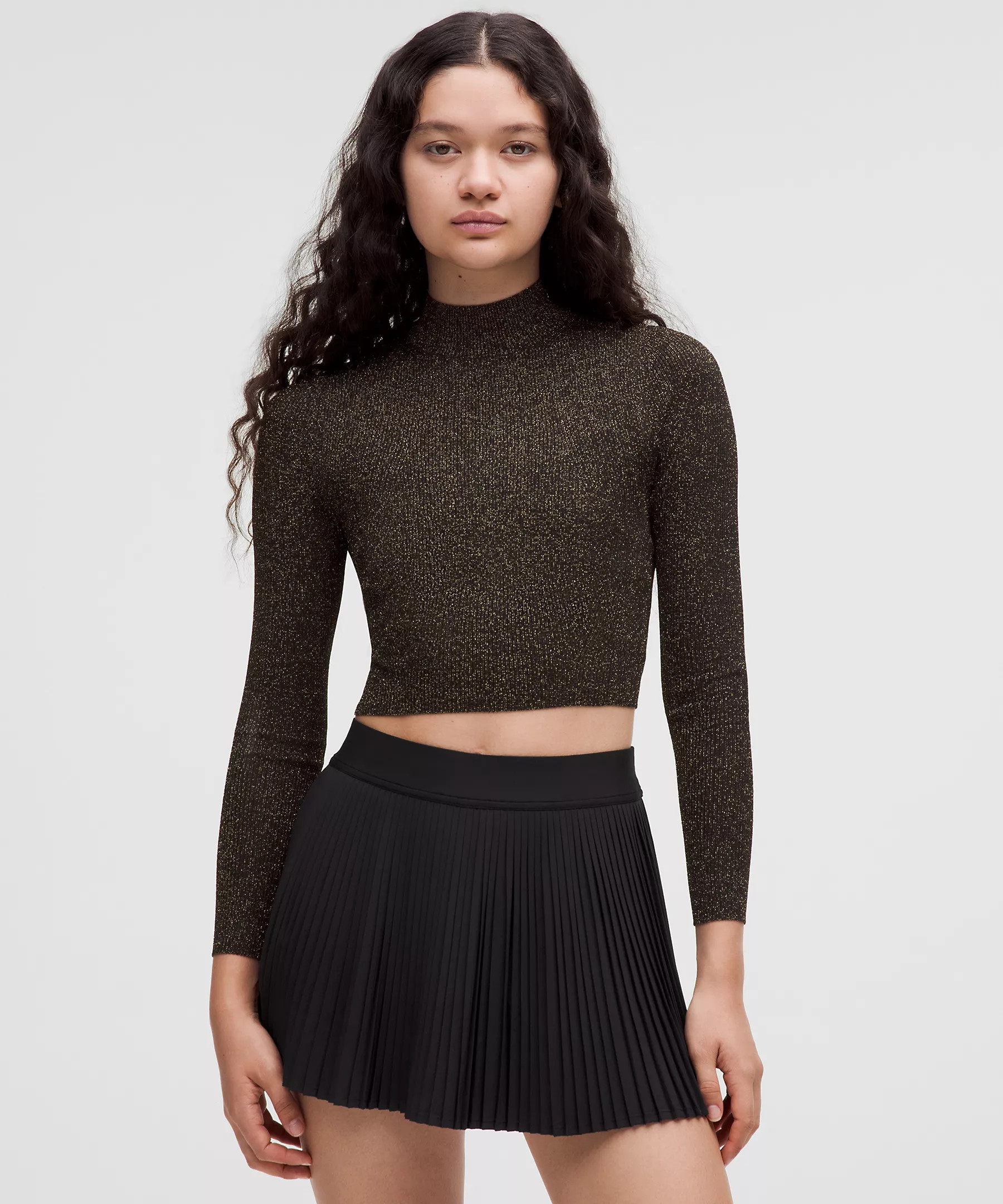 Glitter Knit Twist-Back Long-Sleeve Shirt | Women's Long Sleeve Shirts | lululemon | Lululemon (US)