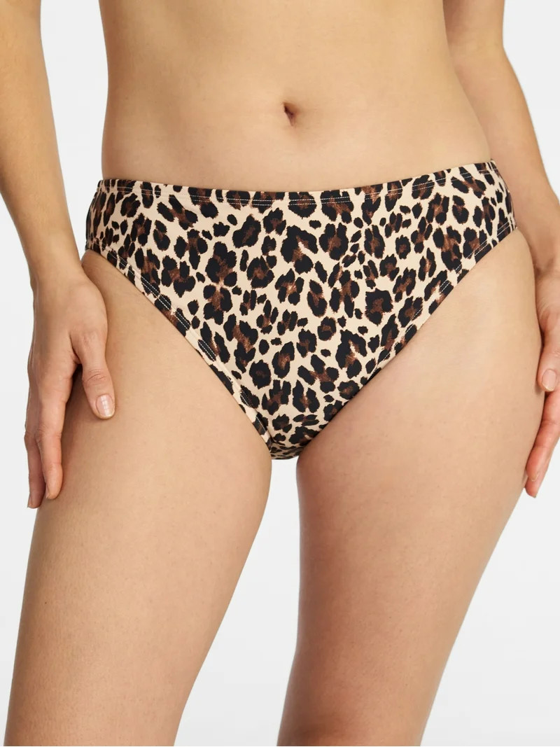 Time and Tru Women's and Women's Plus Mid Rise Bikini Swim Bottoms, Sizes XS-3X | Walmart (US)