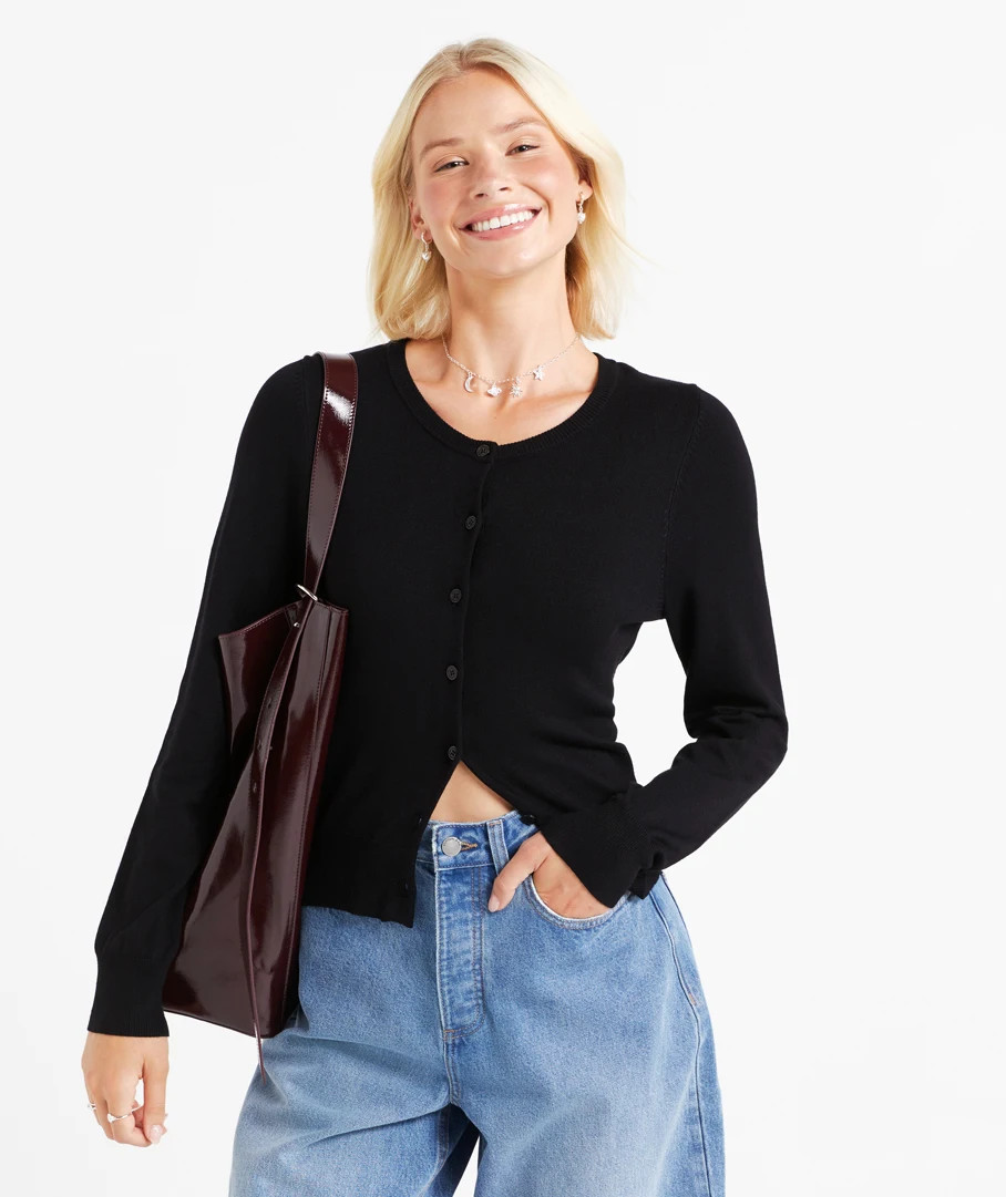 AMELIA BUTTON DOWN KNIT CARDIGAN | Sportsgirl