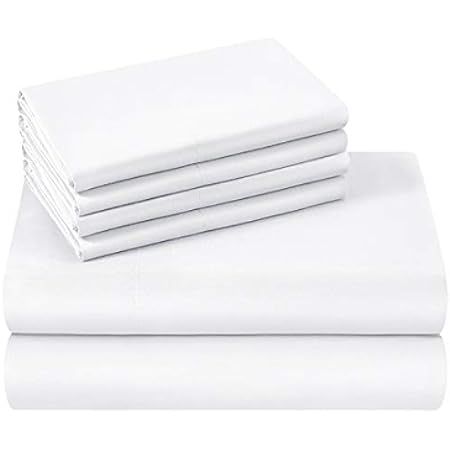 Mellanni Twin Sheets Set - 3 Piece Iconic Collection Bedding Sheets & Pillowcases - Hotel Luxury,... | Amazon (US)