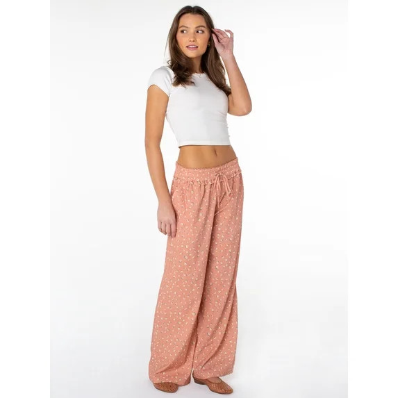 Celebrity Pink Women's Pull On Wide Leg Pant, Sizes XS-XXXL | Walmart (US)