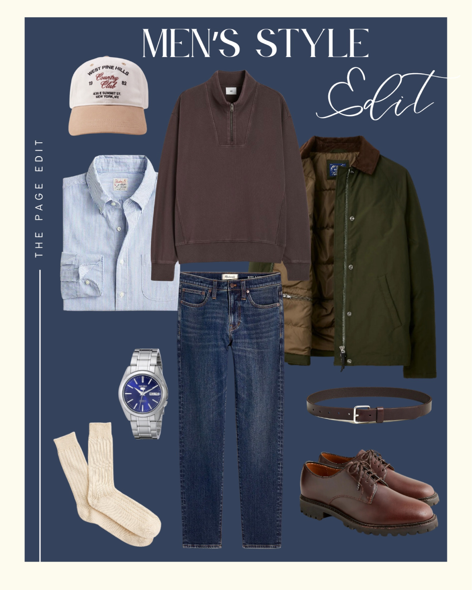 Here’s idea #2 focusing on a slightly more buttoned up look with some of our favorites from J Crew, Abercrombie, and Madewell Mens!
—
We love this relaxed quarter zip from H&M, so we thought we’d share 4 ways to wear it — 2 ‘fits ideas for each color! (We recommend sizing down for a slimmer fit, true to size for a relaxed fit).

#LTKmens #LTKGiftGuide #LTKstyletip