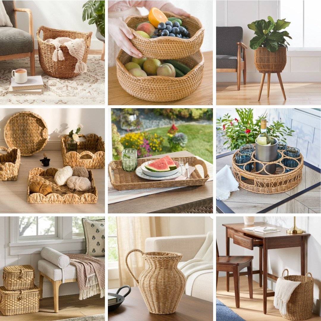 Woven everything for spring! Baskets, trays, and all the cozy little touches to make your home feel fresh + comfy.

🔗 Join our newsletter: https://domesticallyblissful.com/newsletter/ 

#LTKSeasonal #LTKStyleTip #LTKHome