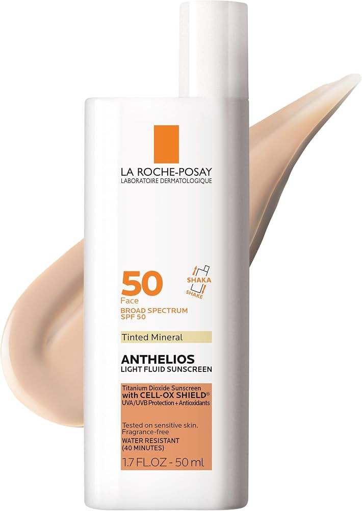 La Roche-Posay Anthelios Sunscreen SPF 40, Ultra-Light Fluid Broad Spectrum SPF 40, Face Sunscree... | Amazon (US)