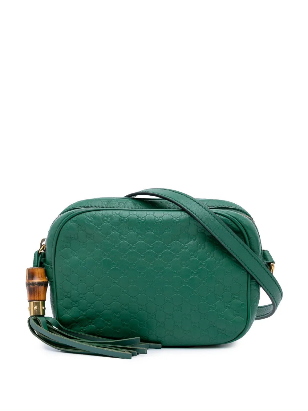 Gucci Pre-Owned 2016-2024 Microguccissima Sunshine Disco Camera Bag crossbody bag - Green | Farfetch Global