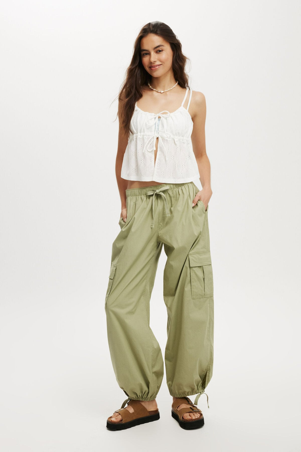 Lola Tie Up Cami | Cotton On (UK)