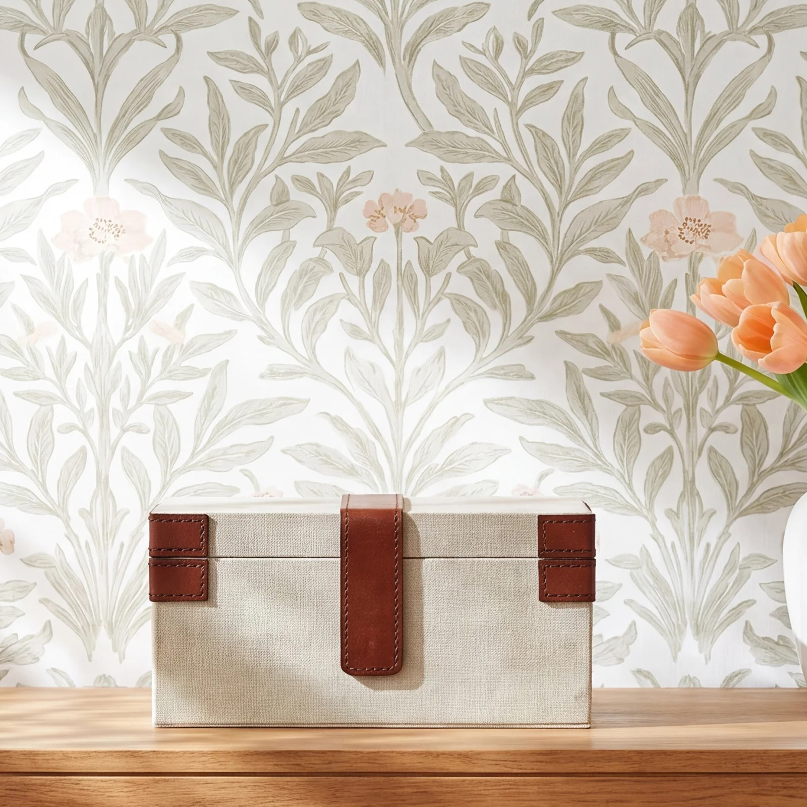 Alyn Faux Leather Decorative Trunk | Birch Lane