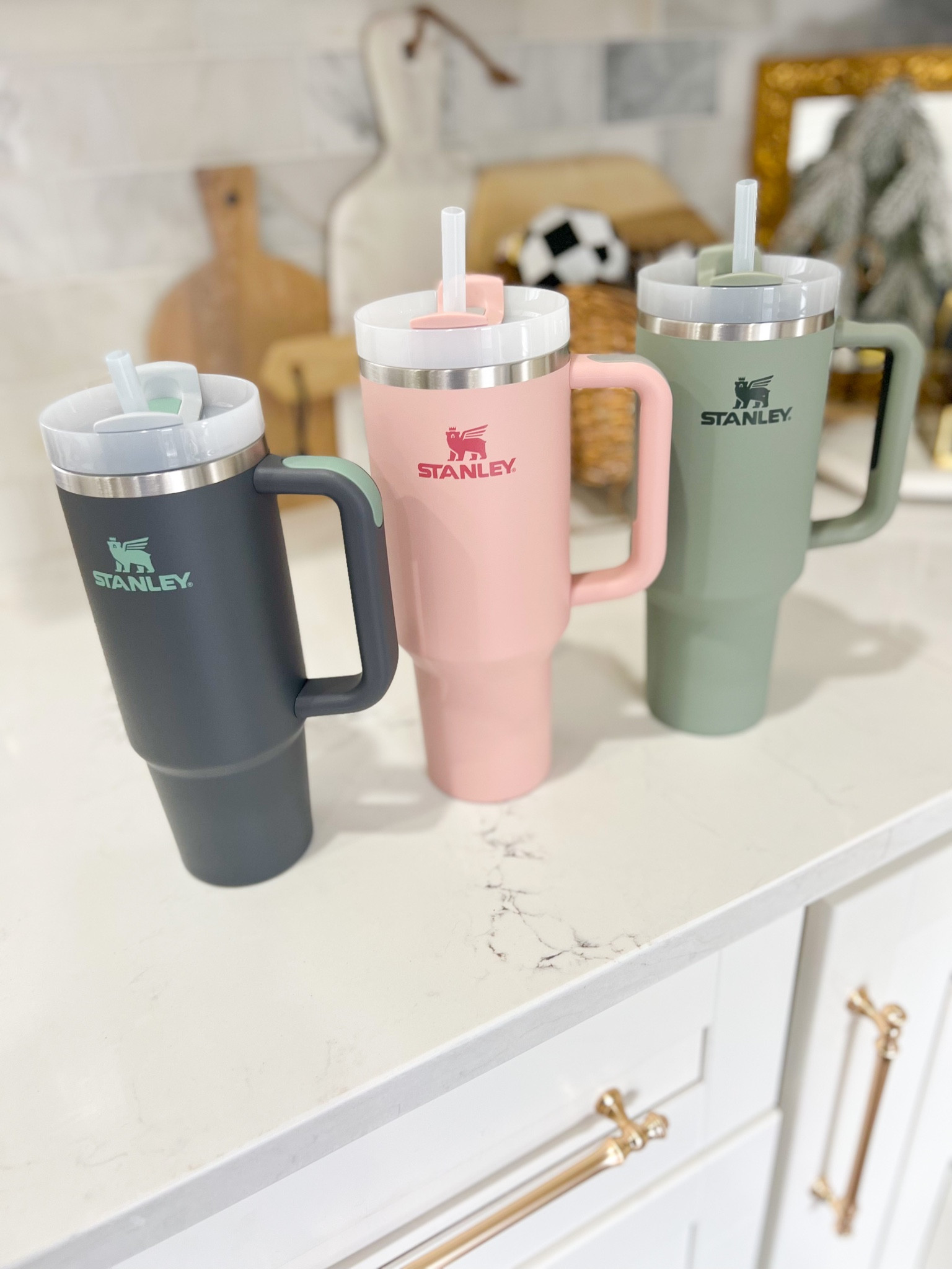 Stanley mugs that are sure to be loved by anyone on your gift list. Definitely recommend any size and color! Pictured here is the 30 and 40 ounces. #ltksale #ltkfind

#LTKSeasonal #LTKGiftGuide #LTKHoliday