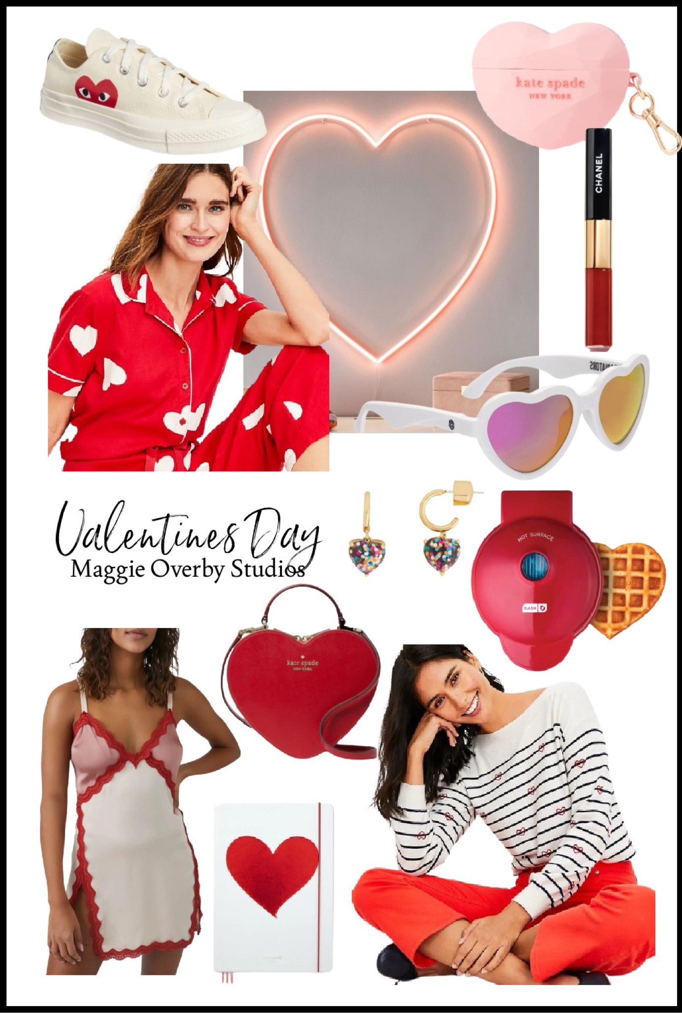 Valentines gift, heart pajamas, red purse, hearts, neon sign, sunglasses, journal, red, pink

#LTKGiftGuide #LTKSeasonal