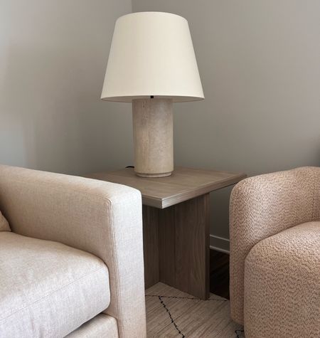 Just received these west elm clearance items! Such an amazing deal and so beautiful! The lamp is solid travertine, it is sooo heavy! Get yours before they discontinue! 

travertine lamp, oversized side table, grey side table, organic modern, living room 

#LTKhome #LTKsalealert #LTKstyletip