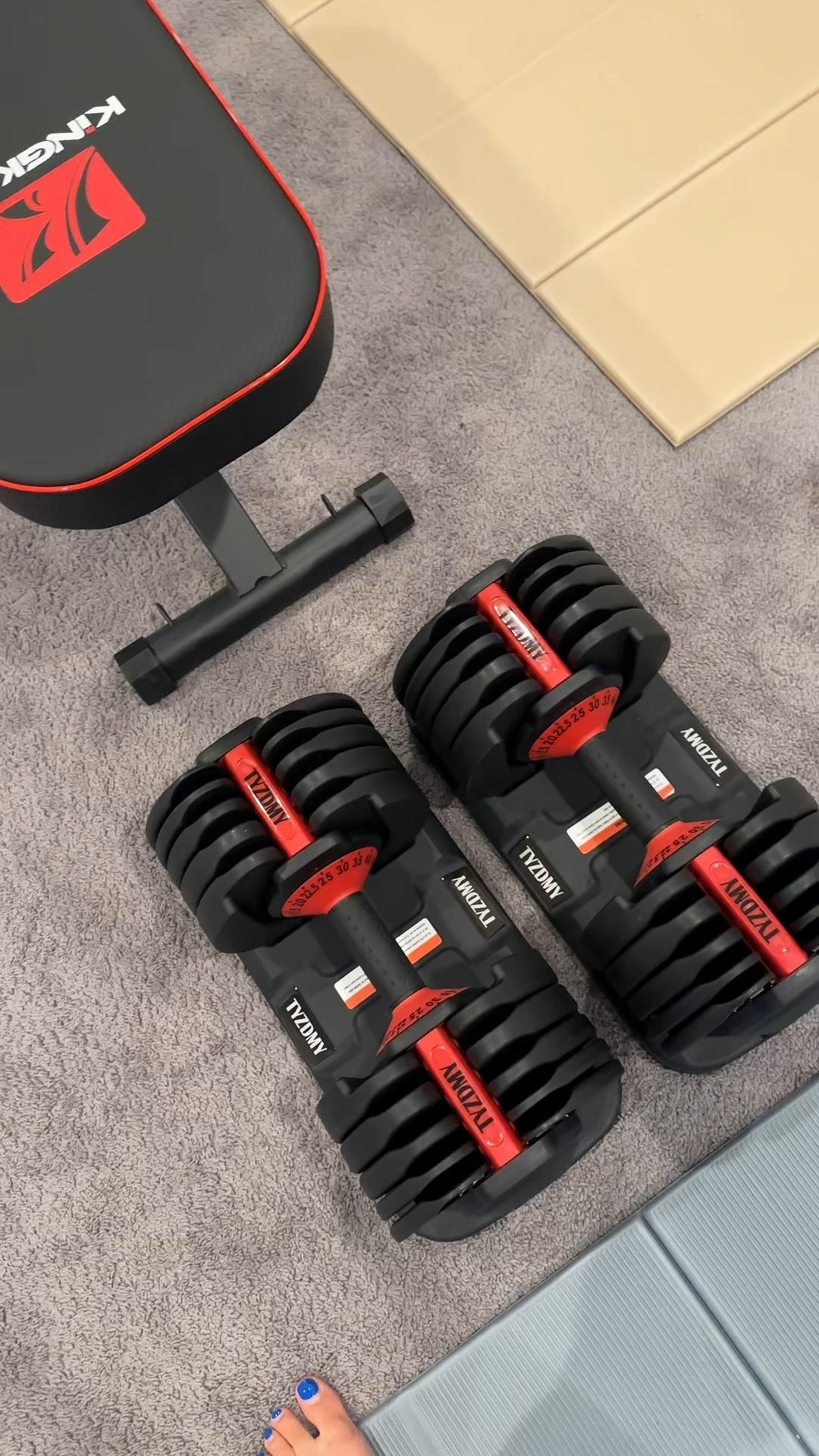 Turning my basement into a mini gym was the best decision ever! These adjustable dumbbells make it so easy to switch up weights without taking up a ton of space & this workout bench is so sturdy but still lightweight enough to move around when I need to!!!
& BENCH IS 20% OFF ON AMAZON NOW!

#FitnessMotivation #HomeWorkout #GymMotivation #FitnessJourney #GetFit #HealthyLifestyle #HomeGymSetup #AdjustableDumbbells #HomeFitnessJourney #WorkoutMotivation

#LTKFindsUnder100 #LTKActive #LTKHome