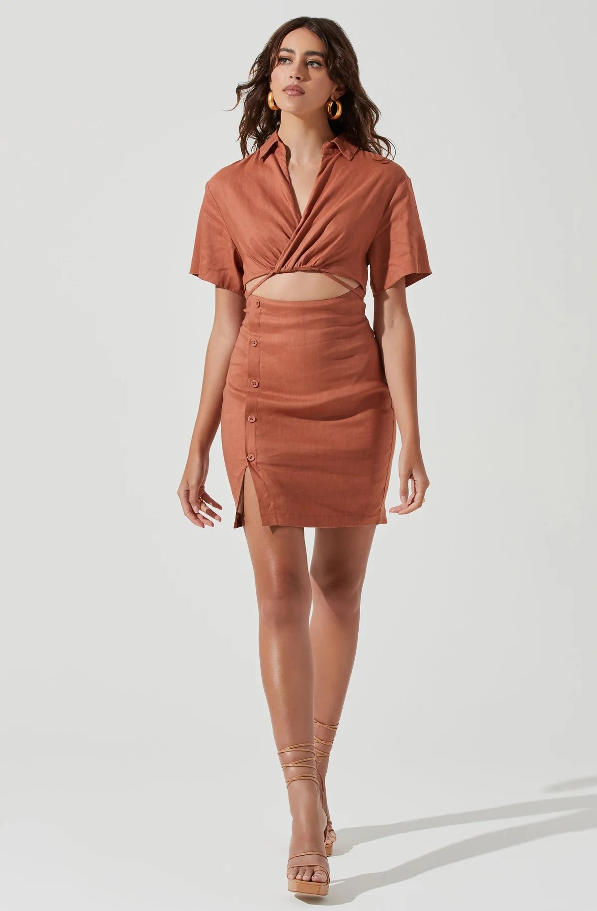Fresca Cutout Mini Dress | ASTR The Label (US)