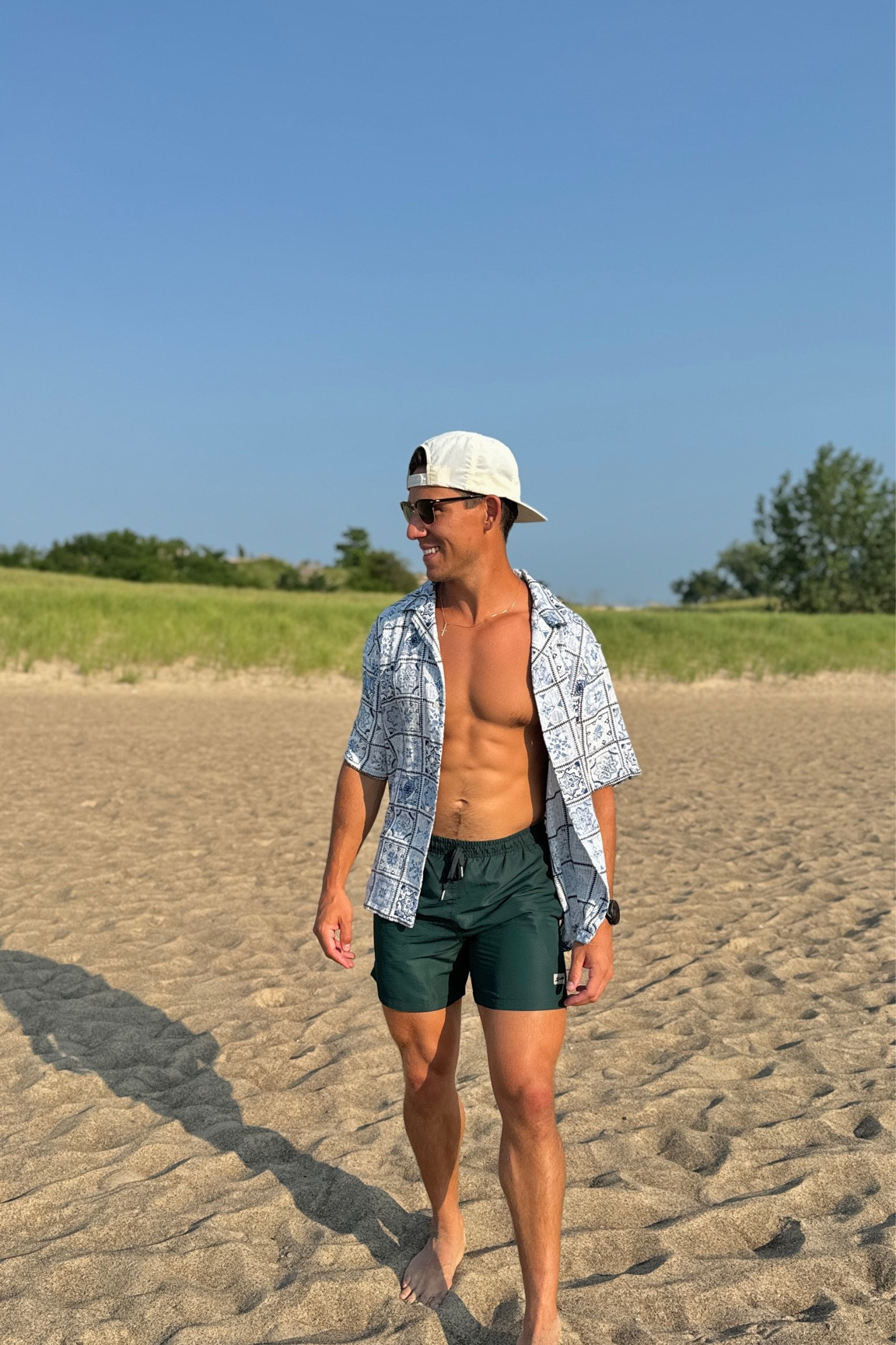 Beach day outfit - this Abercrombie camp collar is one of my favorites for summer vacations

#LTKSeasonal #LTKMens