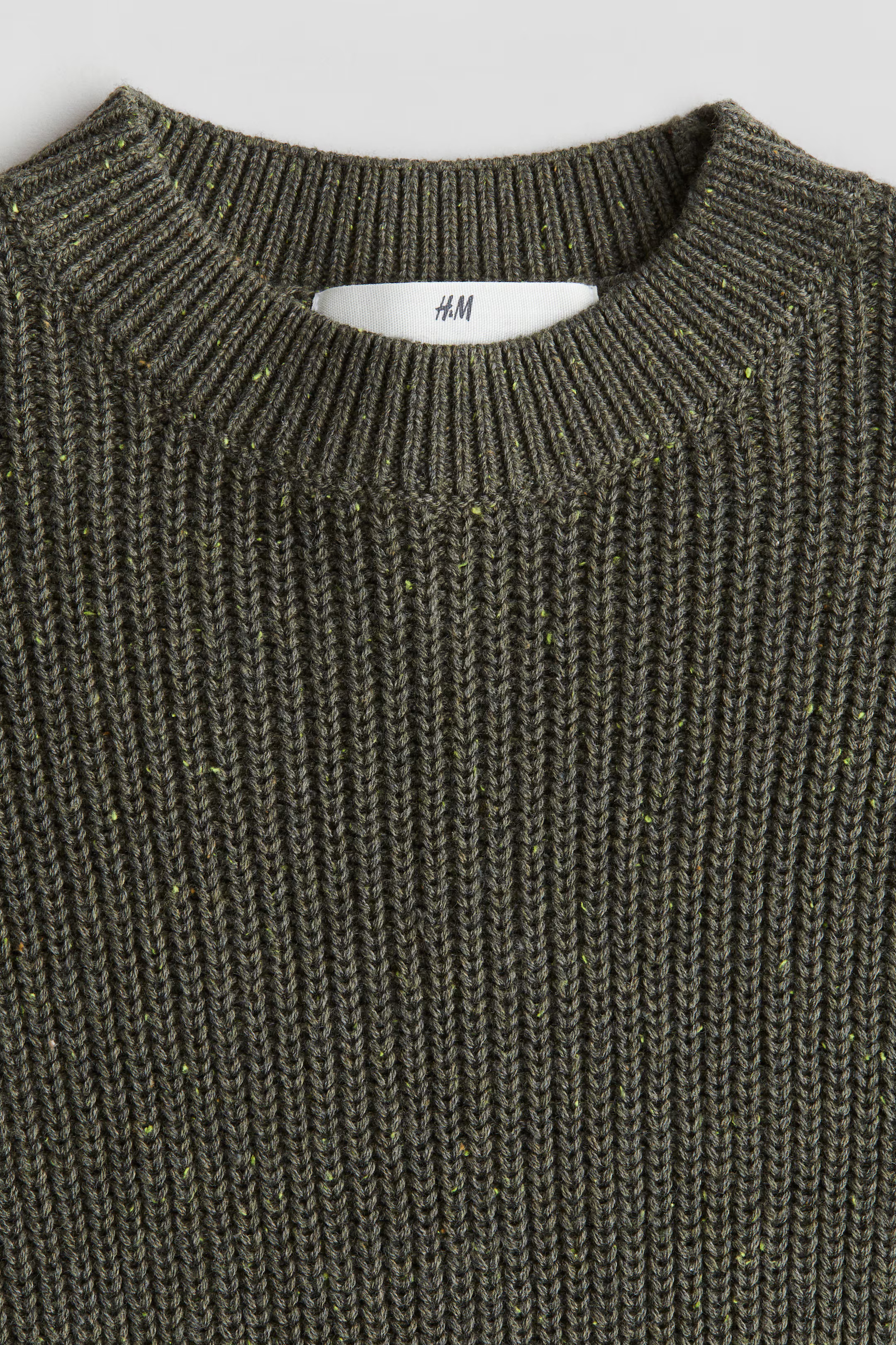 Rib-Knit Cotton Sweater | H&M (US + CA)