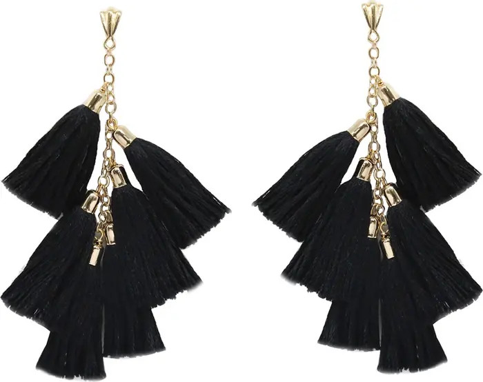 18K Gold Plated Tassel Earrings | Nordstrom Rack