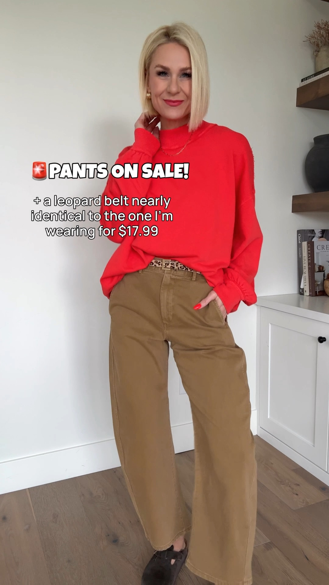 My most worn — and BEST SELLING pants are the cheapest I’ve ever seen! This dark brown khaki color is selling quickly, but there’s a lighter color as well that’s still fully in stock. Use gap cash and discount code.YOURS at checkout.
For tts, wearing 4 regular length, FP pullover fits tts, wearing a medium ￼

#LTKOver40 #LTKSaleAlert #LTKmomlife