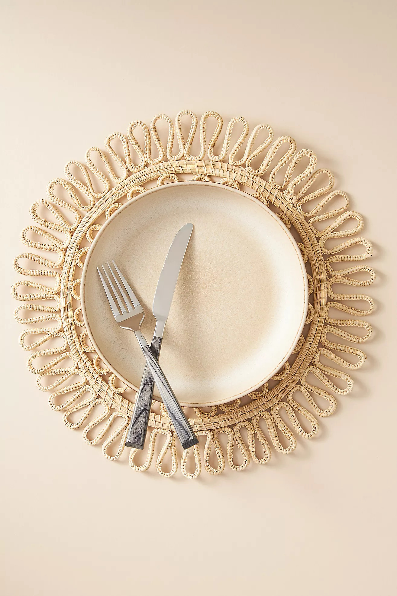 Double Loop Handwoven Placemat | Anthropologie (US)