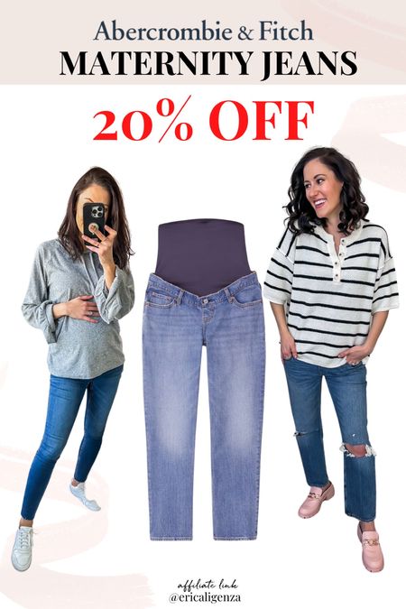 Maternity jeans 20% off at Abercrombie! 

Bump friendly jeans // Abercrombie sale // Memorial Day sale // ripped maternity jeans // straight leg bump friendly // maternity jean leggings 

#LTKsalealert #LTKbump #LTKunder100