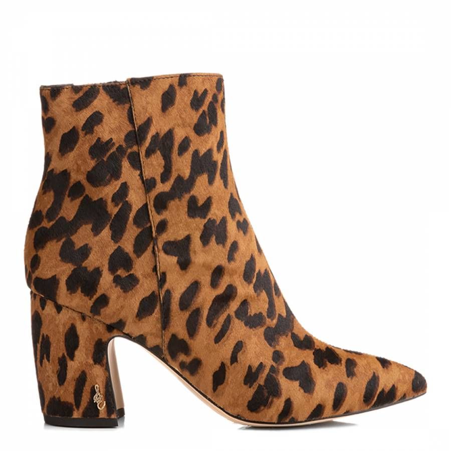 Leopard Print Hilty Ankle Boots | BrandAlley UK