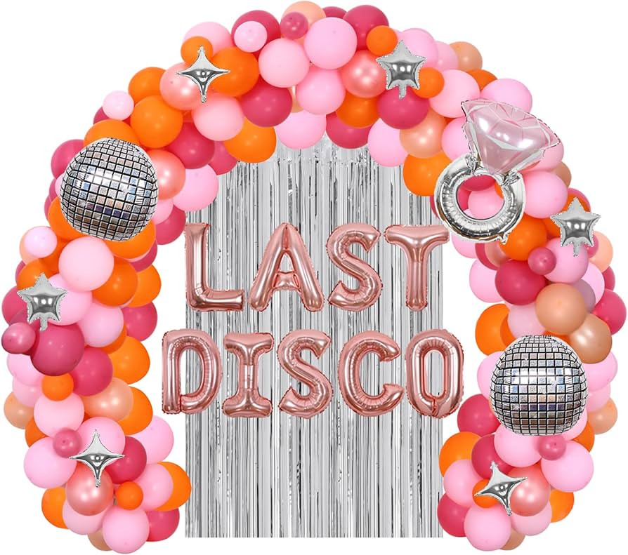 Last Disco Bachelorette Party Decorations, 60s 70s Retro Disco Boho Bachelorette Party Decoration... | Amazon (US)