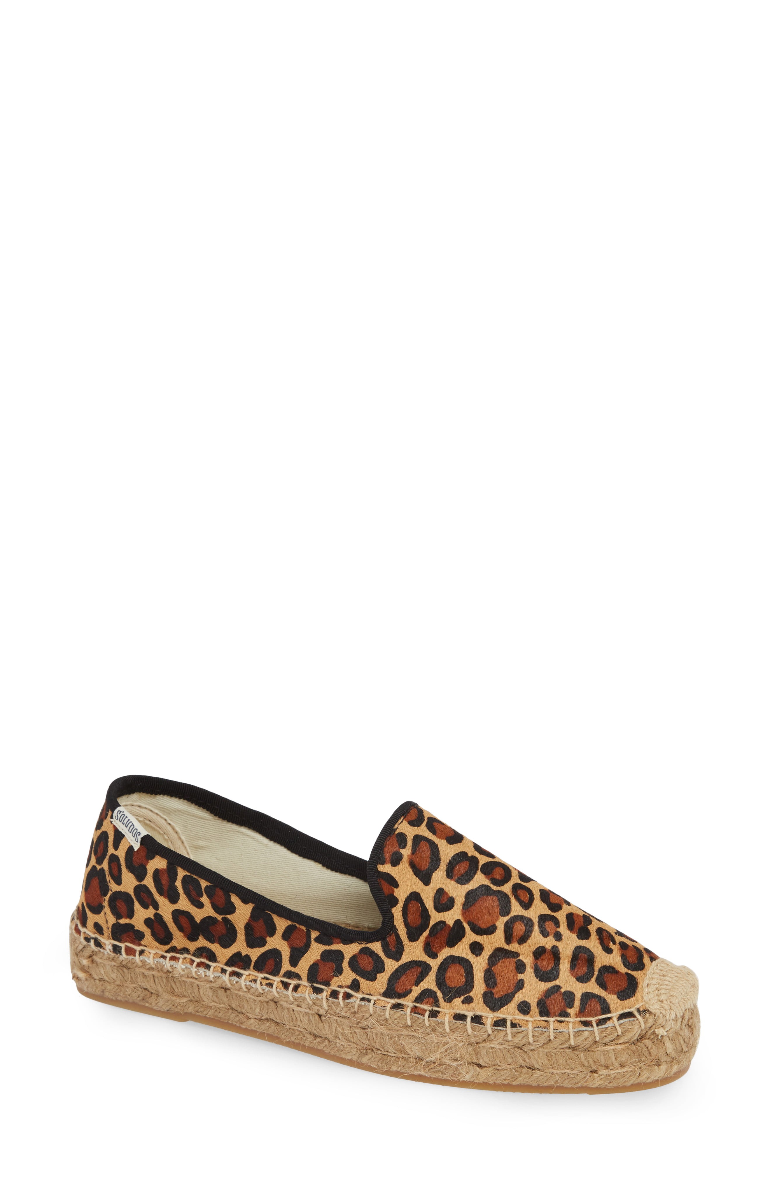 Soludos Platform Genuine Calf Hair Smoking Slipper (Women) | Nordstrom