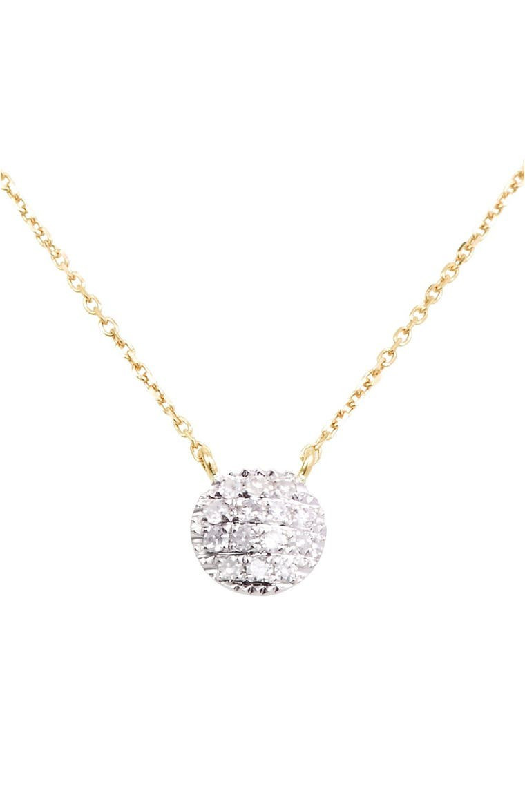Lauren Joy Diamond Disc Pendant Necklace | Nordstrom