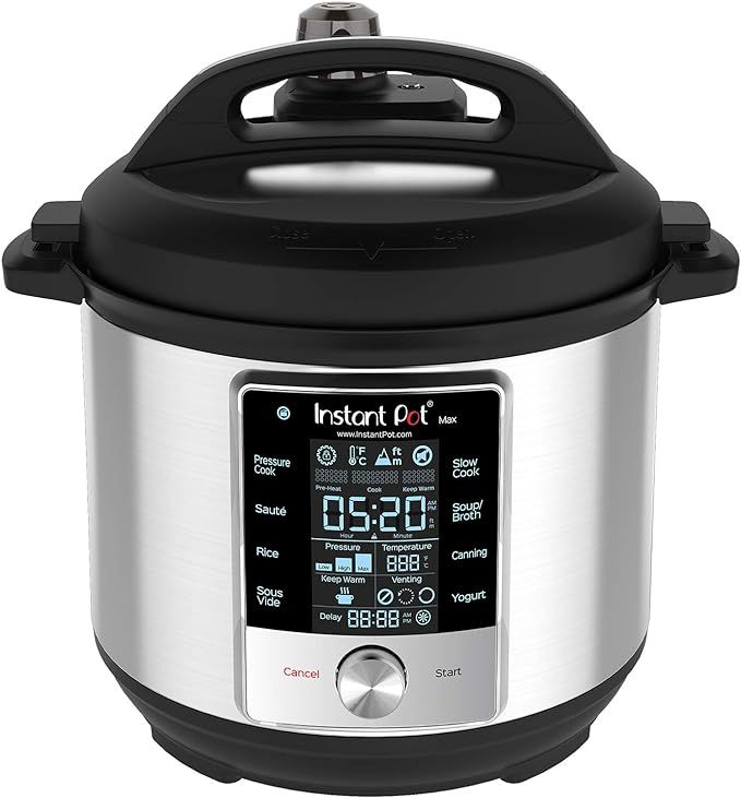Instant Pot Max Pressure Cooker 9 in 1, Best for Canning with 15PSI and Sterilizer, 6 Qt | Amazon (US)