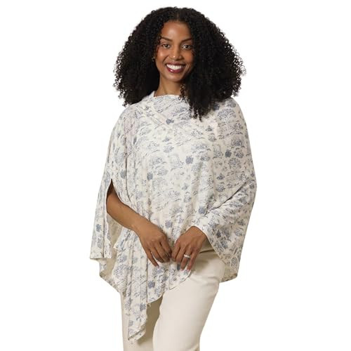 Solly Baby Nursing Cover, Ultra-Breathable, Lightweight Breastfeeding Cover-Up, Buttery-Soft Fabric, Universal Fit, Postpartum Essentials, Newborn Must Haves, Bleu Toile | Amazon (US)