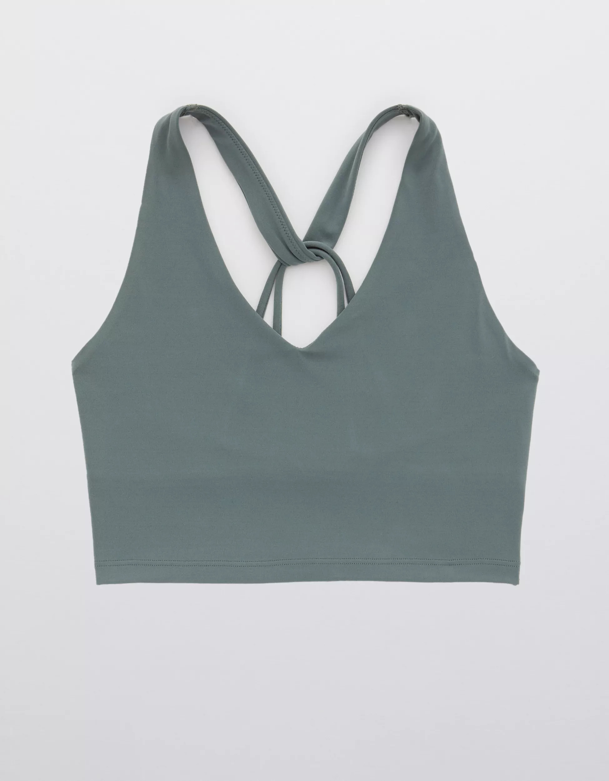 OFFLINE Real Me Strappy Back Longline Sports Bra | American Eagle Outfitters (US & CA)