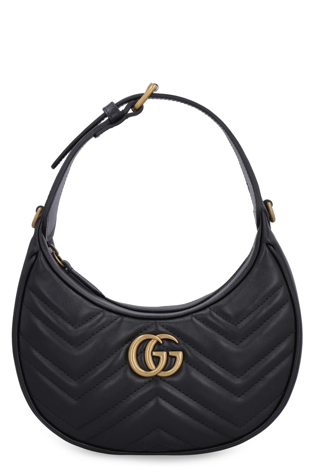 Gucci GG Marmont Half-Moon-Shaped Mini Bag | Cettire Global