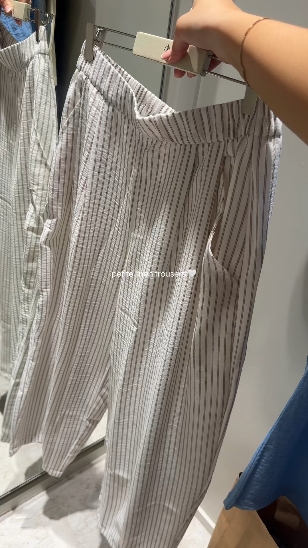 Stradivarius barrel leg trousers, I’m 5,2 for reference and these fit perfectly on me as petite linen trousers!! I tried on a small in both ✨ 

#LTKsummer #LTKuk #LTKspring