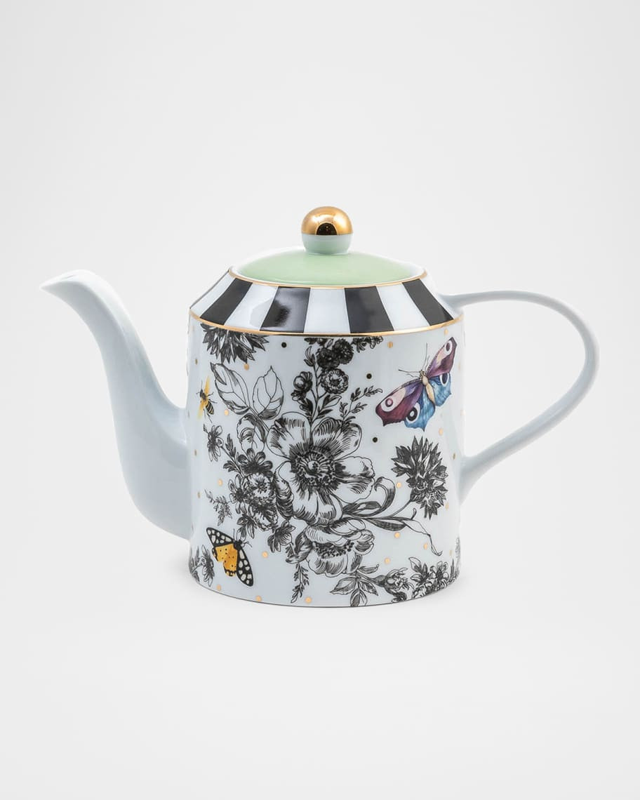 Butterfly Toile Teapot | Neiman Marcus
