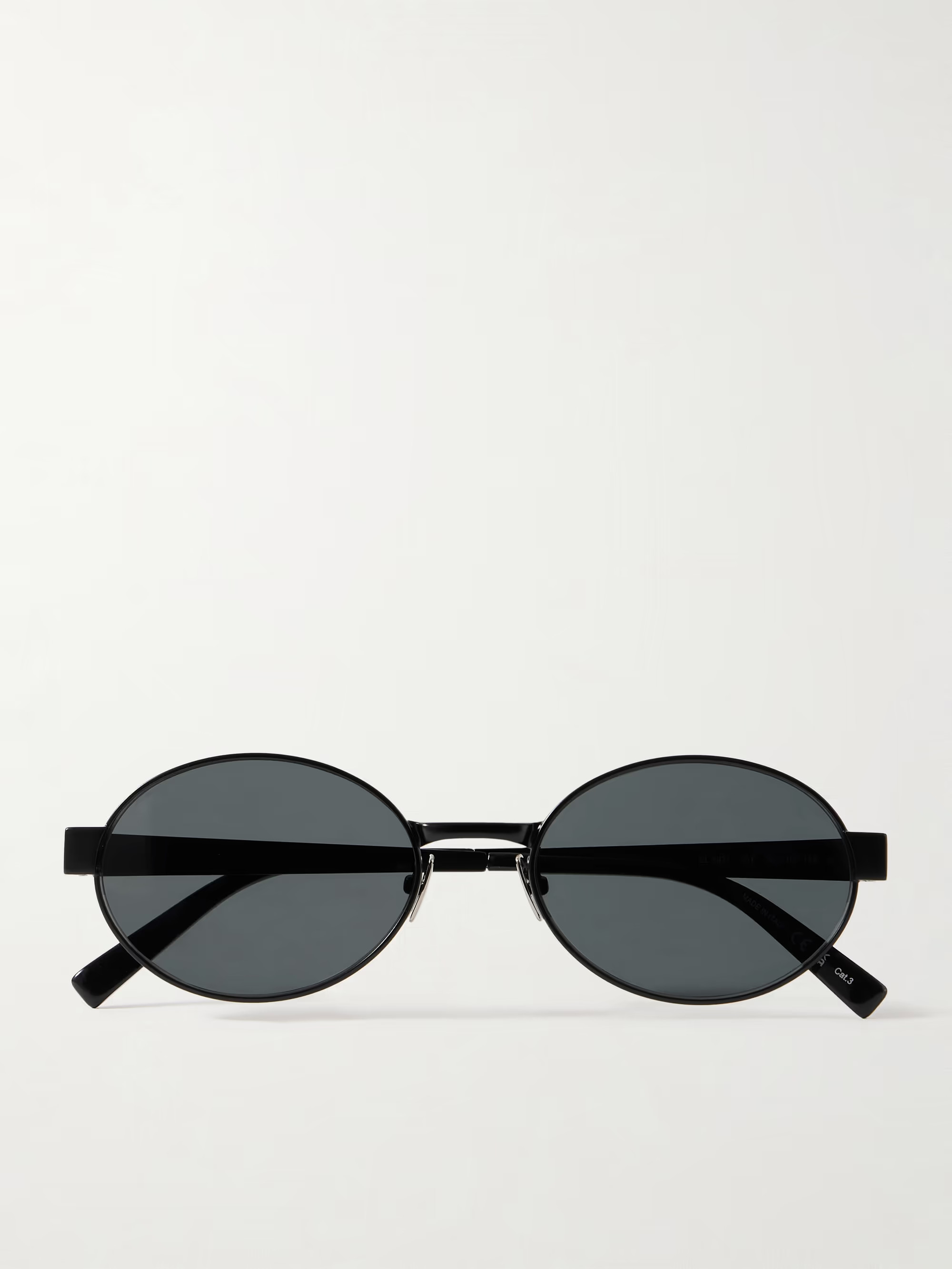 Oval-frame metal sunglasses | NET-A-PORTER (US)