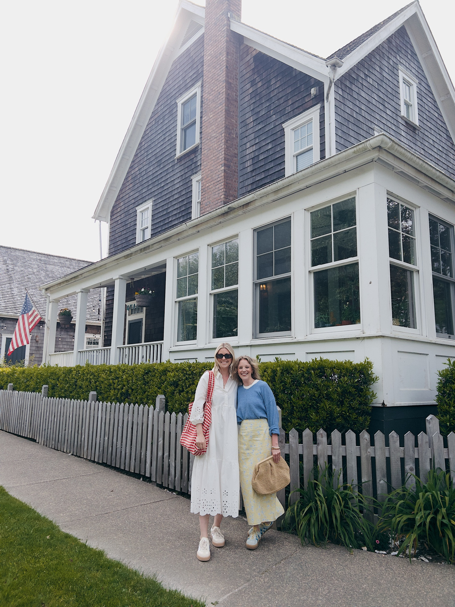 birthday weekend on the Washington coast! Wearing a cute white eyelet dress and red gingham tote

#LTKStyleTip #LTKFindsUnder100