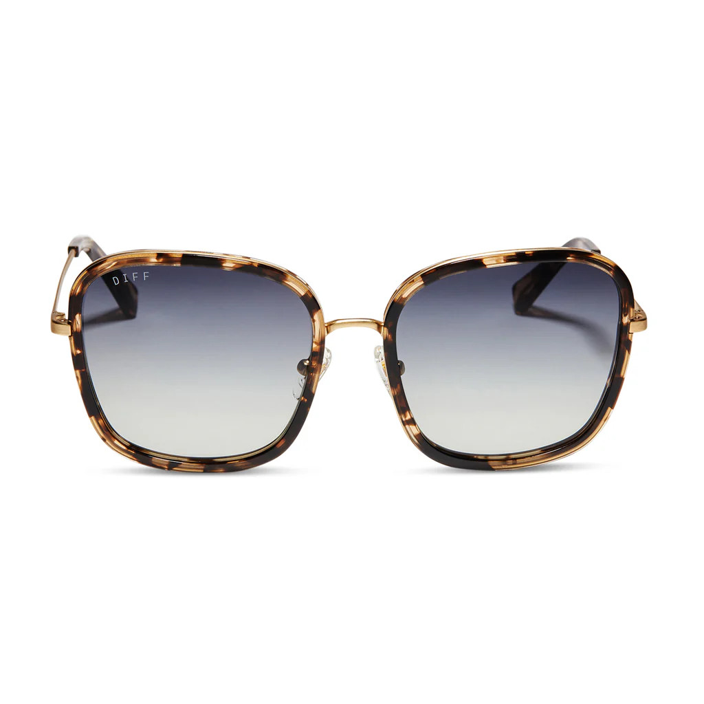 GENEVIVE - ESPRESSO TORTOISE + GREY GRADIENT SUNGLASSES | DIFF Eyewear