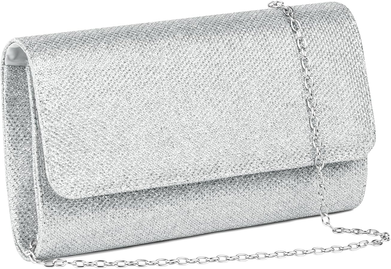 Evening Bag Clutch Purses for Women, Rhinestones Purse, Sparkling Envelope Evening Bag with Detac... | Amazon (US)