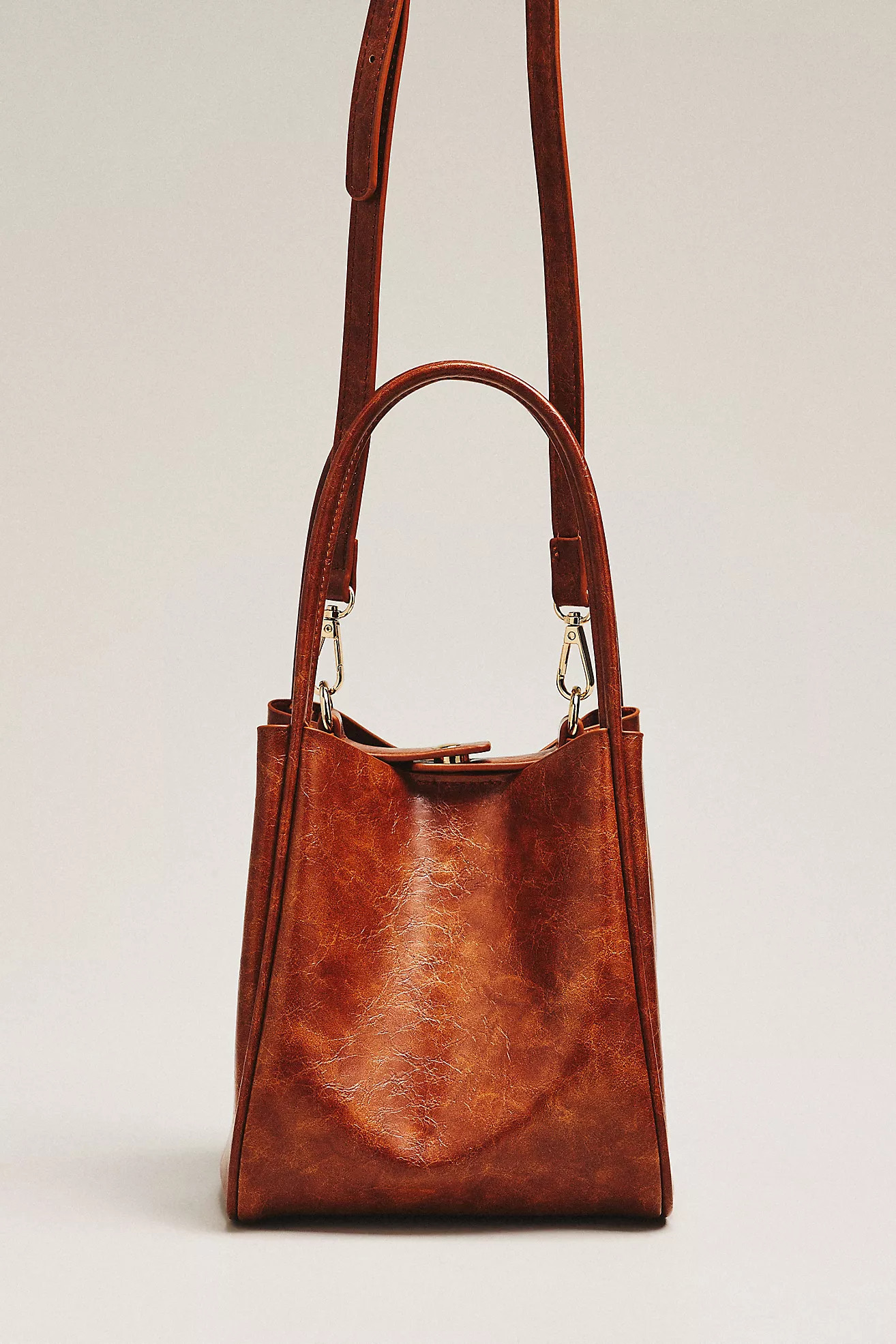 Hollace Mini Waxed Tote | Anthropologie (US)