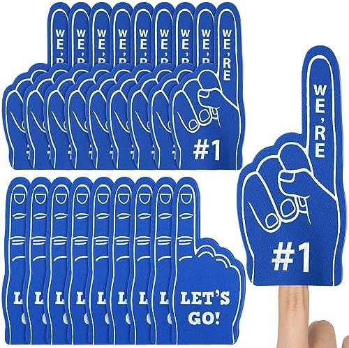 Sinmoe 24 Pcs Mini Foam Finger Baseball Fan Mini Foam Finger, We're #1 Sports Themed Party Suppli... | Amazon (US)