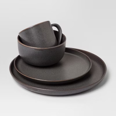 16pc Stoneware Tilley Dinnerware Set Brown - Project 62™ | Target