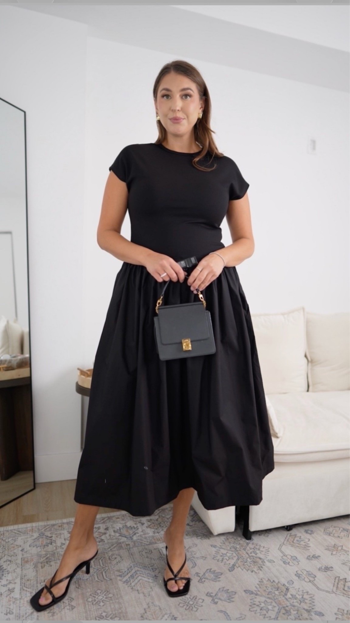 The chic black dress of summer 🖤

black midi dress, elevated black outfit, chic summer style, classy dinner outfit, neutral fashion, effortless elegance, black heels outfit, timeless wardrobe staples, feminine silhouette, date night look, luxury style on a budget

#LTKU #LTKSeasonal #LTKmomlife