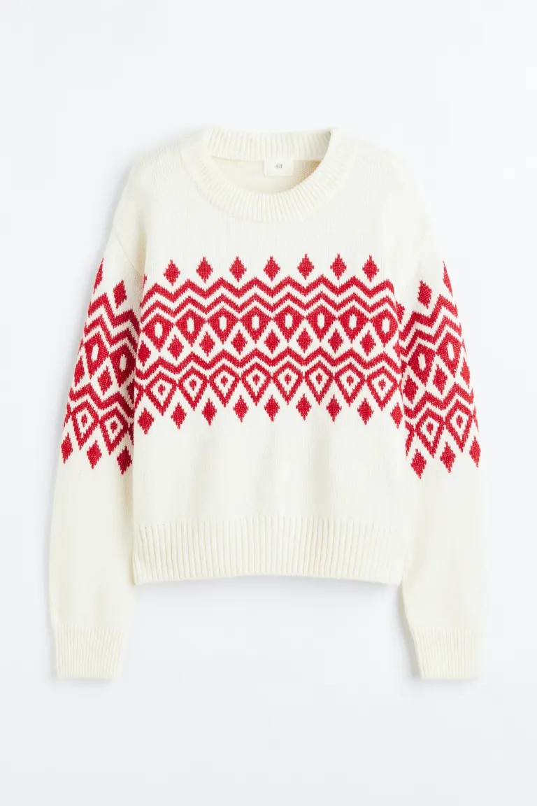 Jacquard-knit Sweater | H&M (US + CA)